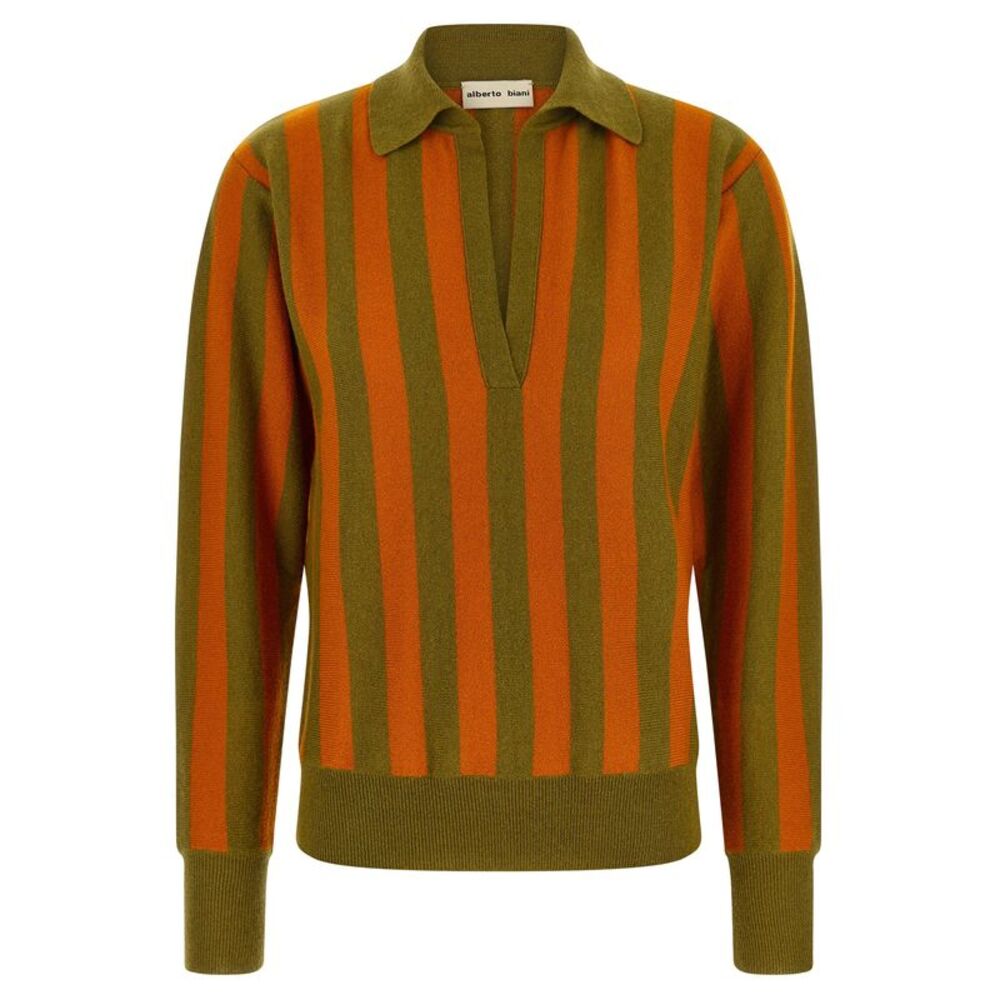 Alberto Biani Multicolor Cashmere Polo Women's Shirt